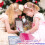 Set da principessa per bambine, costume rosa da 7 pezzi 4