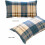 Tartan Plaid Stripe Pillowcases Soft Breathable Durable 6