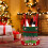 Calza di Natale in tessuto verde (1 pezzo) 5