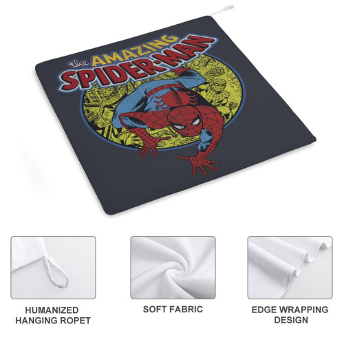 Spider-Man karierte Baumwollhandtücher (1er-Pack) 2