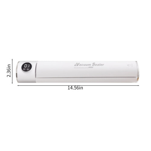 Μηχανή σφράγισης κενού αέρος, Λευκή, 120W, 10 σακούλες 2