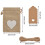 Ensemble de 25 sacs cadeaux en lin Jacenvly 3