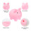Hucha de plástico rosa para niños 4
