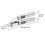 Presse-ail en acier inoxydable, 19 cm 3