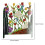 3 paneles fém kerti paraván virágmintával 2