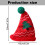 Mini Knitted Christmas Hat and Scarf Set 4
