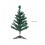 Árvore de Natal de mesa em PVC de 45 cm (17,7 polegadas) 2