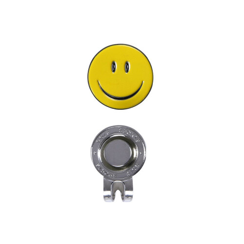 Golf Ball Marker with Magnetic Cap Holder Yellow 1