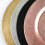 Silberne Acryl-Platzteller, 33 cm, 6er-Pack 3