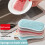 Kiplyki4PCS Éponge lavable réutilisable en microfibre, 2 crochets adhésifs 3