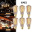 6-pack ST64E27Edison-lampen 40W warm wit 2
