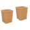 Woven wastebasket multipurpose bathroom trash can 2 pcs 3