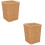 Woven wastebasket multipurpose bathroom trash can 2 pcs 5