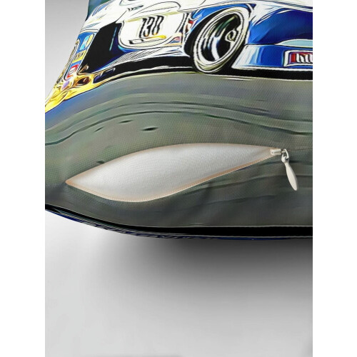 Capa de almofada com estampa artística do Ford Capri, dupla face. 1