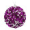 Julekugler med perle-pailletter og glimmer 6,4 cm 2