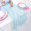 Sequin Table Runner Glitter Fabric 13x70.86 Inches 5