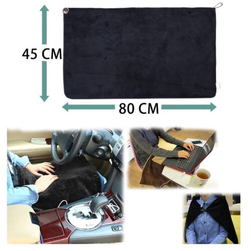Xale de aquecimento USB para ombros e pescoço, 45x80cm, 5V 2
