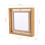 Square rotating photo frame desktop holder 2