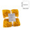 Soft Polyester Throw Blanket 100x150cm Yellow 3