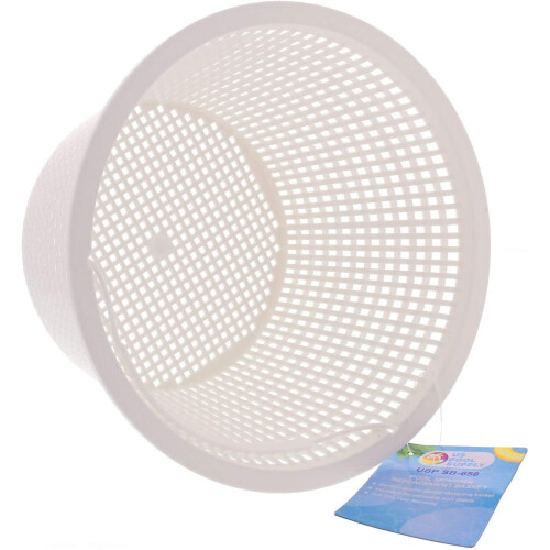 Poolskimmer-Ersatzkorb-Set (2 Stück) – 8" oben, 5,5" 2