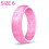 Ensemble de 2 bagues de couple en silicone rose – Largeur 5,7 mm, Taille 6 2