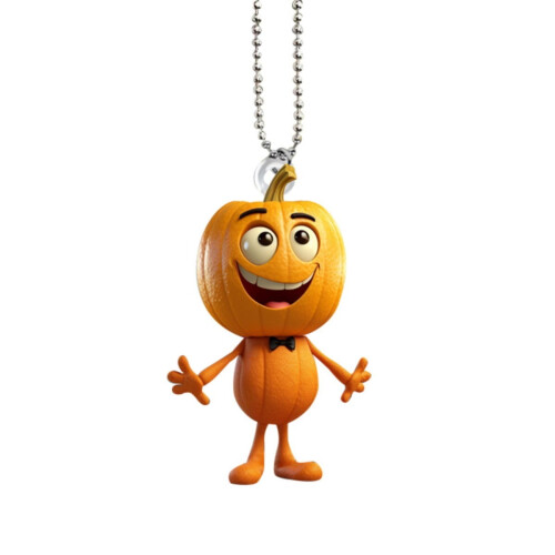 Halloween Græskar Bil Hængende Ornament Akryl 1