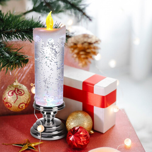 LED krystal julelys, farveskiftende, 25 cm 2