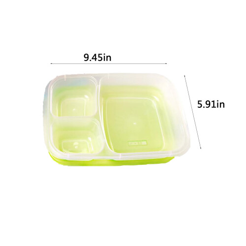 Reusable Bento Containers Set with Lids 7-Piece 1