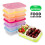 Reusable Bento Containers Set with Lids 7-Piece 3