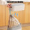 8L Slim Trash Can with Pop-Up Lid, Gray 5