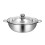Casserole en acier inoxydable avec séparateur 28 cm 3