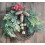 Guirlanda de Natal artificial de 40 cm com frutos vermelhos, pinhas e 4