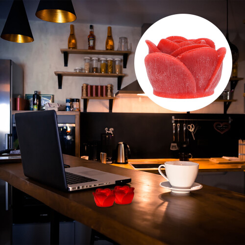Kunstig rose LED-telyslys for hjemmedekorasjon 2