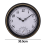 Outdoor garden thermometer wall clock waterproof plastic 2