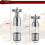 Stainless Steel Salt and Pepper Grinder Adjustable 2