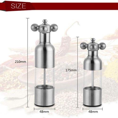 Stainless Steel Salt and Pepper Grinder Adjustable 1