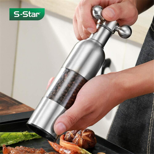 Stainless Steel Salt and Pepper Grinder Adjustable 2