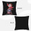 Housse de coussin décorative effet lin 50 x 50 cm 3