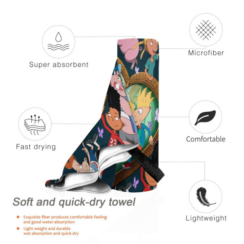Serviette de bain en microfibre Hey Arnold 70 x 140 cm 2