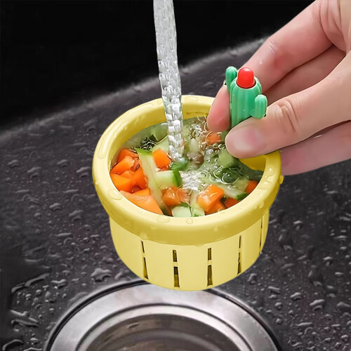 Passoire d'évier Cactus à vidange automatique (1 pièce) 1