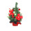Pine Needles and Red Fruit Christmas Tree Decorations Set 2