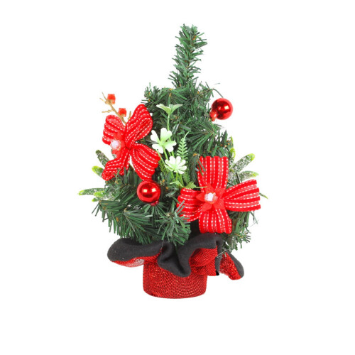 Pine Needles and Red Fruit Christmas Tree Decorations Set 1