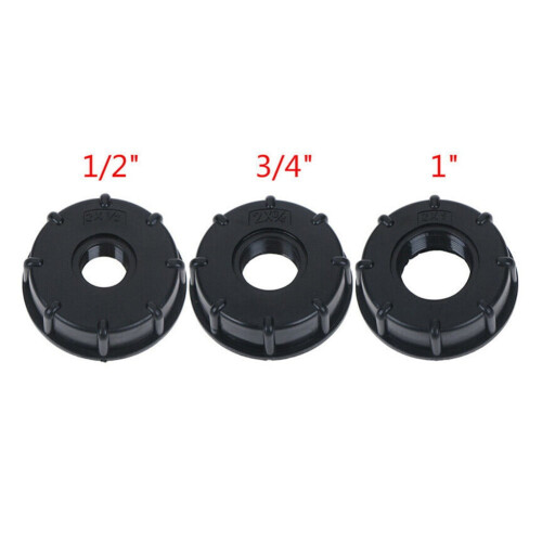 IBC-Tankadapter 1/2" 3/4" 1" Kunststoffgewindeanschluss 2