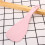 Reislöffel aus Weizenstroh – 20 cm, Rosa 2