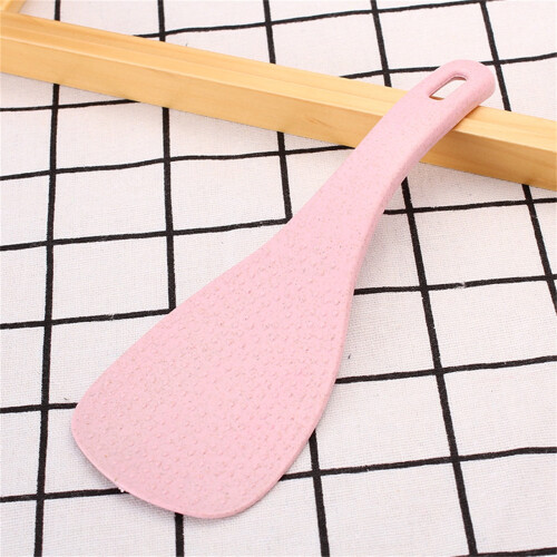 Reislöffel aus Weizenstroh – 20 cm, Rosa 1
