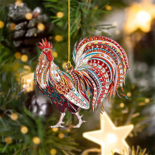 Christmas acrylic ornament double-sided 1 piece