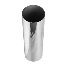 Silberne Zylindervase Kapazität 0,9 L 7,5 21 cm
