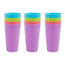 Vasos de plástico de 11 oz, 12 unidades