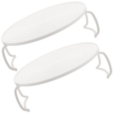 Suport de depozitare stratificat pentru bucătărie, pentru cuptorul cu microunde, 2 buc.