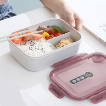 Plastová bento krabička vhodná do mikrovlnnej rúry s LED svetlom